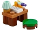 Set No: 42637  Name: Advent Calendar 2024, Friends (Day  7) - Writing Desk and Stool