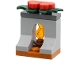 Set No: 42668  Name: Advent Calendar 2025, Friends (Day 8) - Fireplace