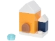 Set No: 43273  Name: Advent Calendar 2025, Disney Frozen (Day 18) - Bright Light Orange Arendelle House