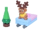 Set No: 43298  Name: Advent Calendar 2026, Disney Princess (Day  3) - Gus with Reindeer Antlers, Sled and Tree