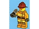 Set No: 4428  Name: Advent Calendar 2012, City (Day  1) - Fireman with Loudhailer / Megaphone
