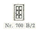 Set No: 700.B.2  Name: Individual 1 x 2 x 3 Window (without glass)