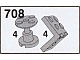 Set No: 708  Name: Angle Brick / Landing Frame