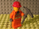 Set No: 7907  Name: Advent Calendar 2007, City (Day  4) - Construction Worker and Pickaxe