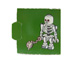 Lot ID: 259343668  Set No: 7979  Name: Advent Calendar 2008, Castle  (Day 4) - White Skeleton with Flail