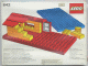 Set No: 842  Name: Baseplates, Red and Blue