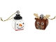 Set No: 854050  Name: Snowman and Reindeer Ornament