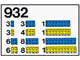 Set No: 932  Name: Blue and Yellow Bricks