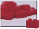 Set No: 970008  Name: 1 x 2 Red Bricks (Pack of 50)
