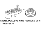 Lot ID: 212523474  Set No: 9839  Name: Small Pulleys and Handles ESM (Early Simple Machines)