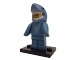 Set No: col15  Name: Shark Suit Guy, Series 15 (Complete Set with Stand and Accessories)