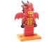 Set No: col18  Name: Dragon Suit Guy, Series 18 (Complete Set with Stand and Accessories)
