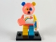 Set No: col19  Name: Bear Costume Guy, Series 19 (Complete Set with Stand and Accessories)