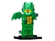 Set No: col23  Name: Green Dragon Costume, Series 23 (Complete Set with Stand and Accessories)