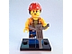 Set No: coltlm  Name: Gail the Construction Worker, The LEGO Movie (Complete Set with Stand and Accessories)