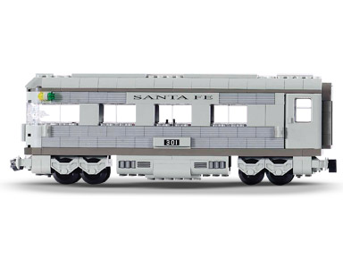 10022-1 Santa Fe Cars - Set II (dining, observation, or sleeping car)