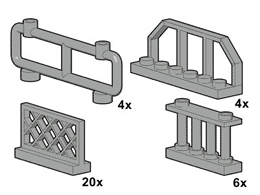 10050-1 Gray Fences