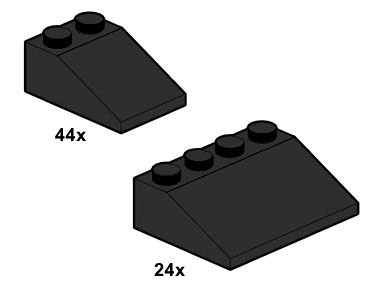 10054-1 Black Slopes 33 3 x 2 and 3 x 4