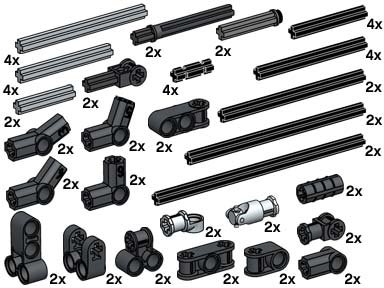 10074-1 Cross Axles