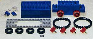 103-1 4.5V Motor Set with Rubber Tracks