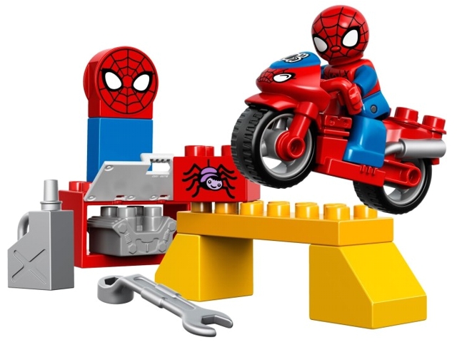 10607-1 Spider-Man Web-Bike Workshop