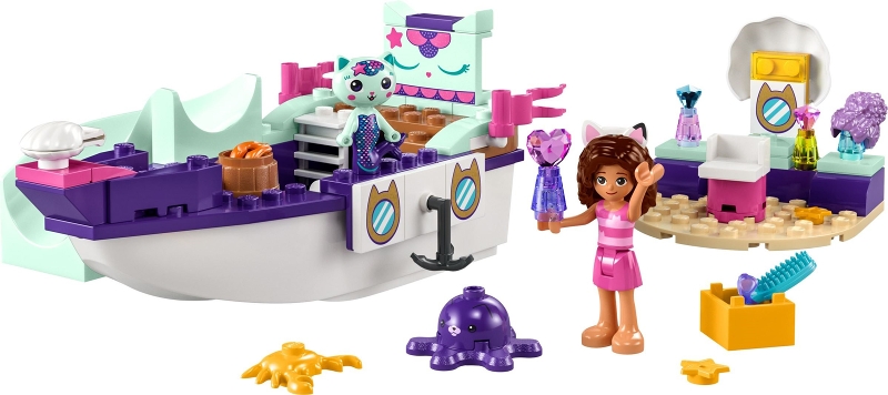 LEGO set: 10786-1, Gabby & MerCat's Ship & Spa