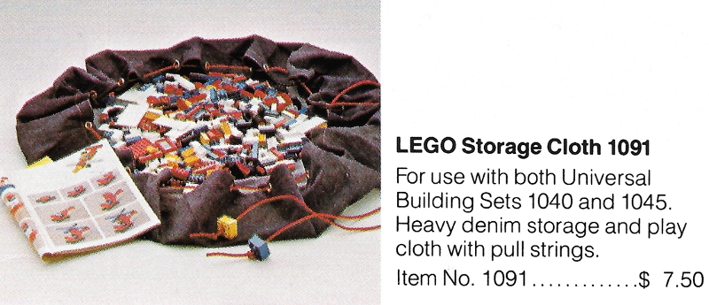 1091-1 Supplementary Set - LEGO Educational Storage Cloth