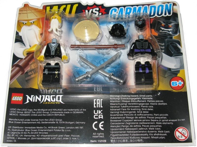 112109-1 Wu vs. Garmadon blister pack