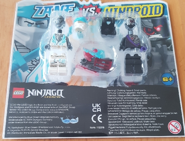 LEGO set: 112216-1, Zane vs. Nindroid blister pack