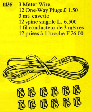 1135-1 Battery Cable Kit: 12 Connectors, 3m Cable