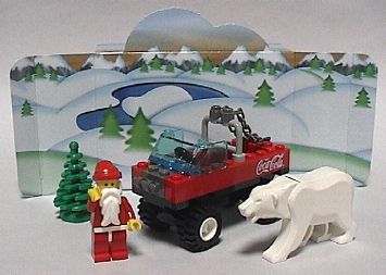 1177-1 Santa in Truck with Polar Bear polybag