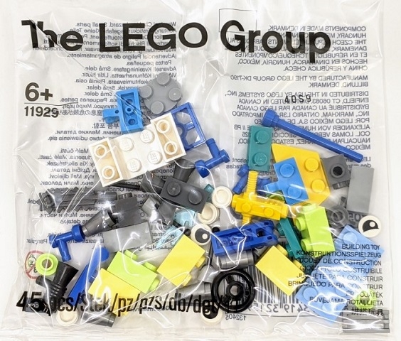 11929-1 Parts for The LEGO Games Book / Het LEGO Spelletjes Boek (Included in Book 9780241409466 and 9789030507567)