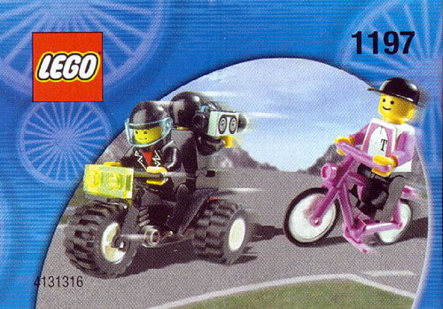 1197-1 Telekom Race Cyclist and Television Motorbike