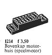 1214-1 Upper Part of Motorhome for 4.5V/12V Trainmotor