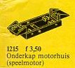 1215-1 Train Motor 4.5V Type II Lower Housing