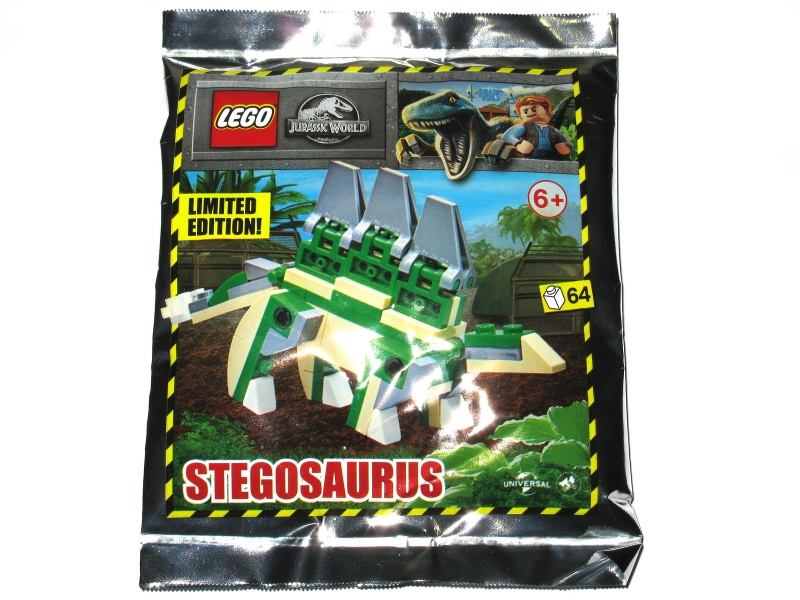 122111-1 Stegosaurus foil pack