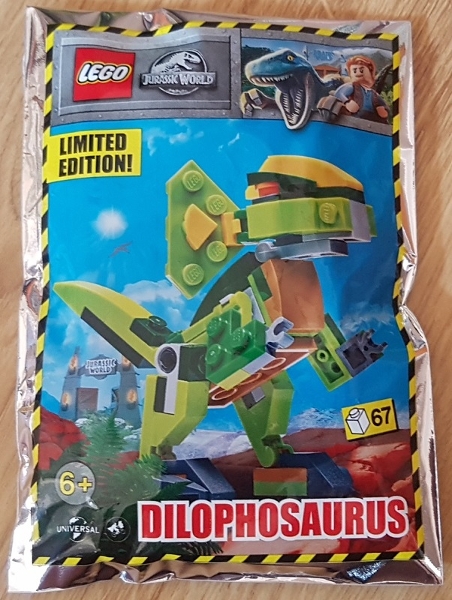 122115-1 Dilophosaurus Foil Pack