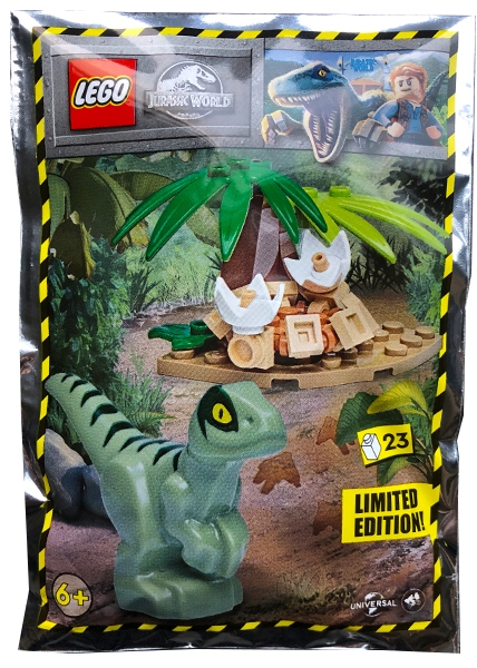 LEGO set: 122221-1, Raptor with Nest foil pack