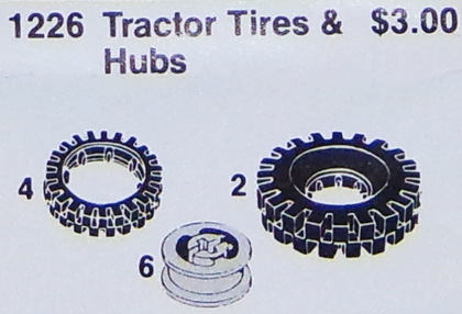 1226-1 Tractor Tires and Hubs