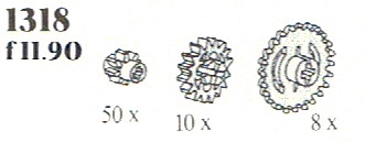 1318-1 Small Gears and Crown Wheels