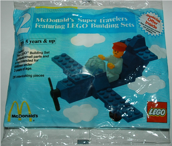 1546-1 McDonald's Super Travelers #2 Airplane polybag