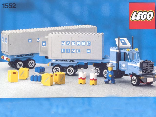 1552-1 Maersk Line Container Truck