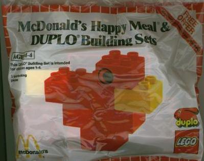 1918-1 McDonald's Happy Meal & Duplo Building Sets polybag