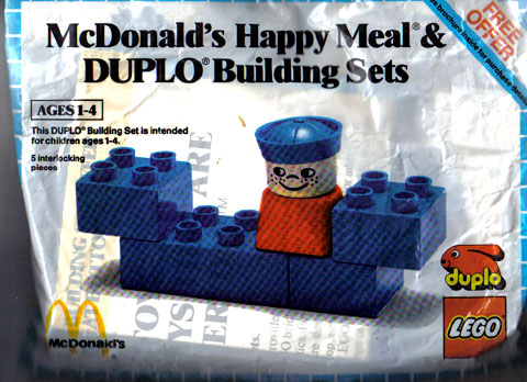 1919-1 McDonald's Happy Meal & Duplo Building Sets polybag