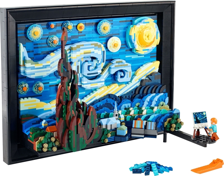 LEGO set: 21333-1, The Starry Night (Vincent van Gogh)