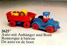 2625-1 Car with Boat and Trailer