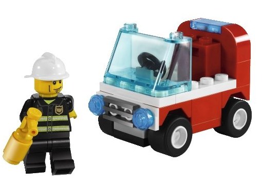 30001-1 Fireman's Car polybag