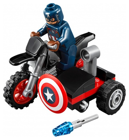 30447-1 Captain America's Motorcycle polybag