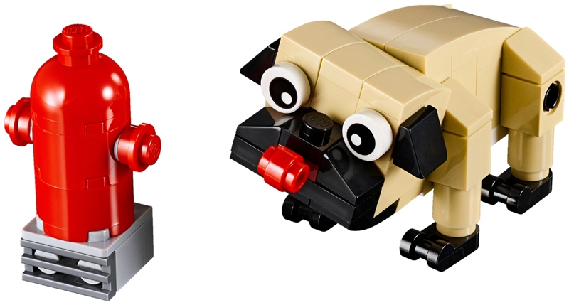 30542-1 Cute Pug polybag