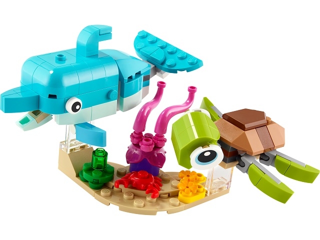 LEGO set: 31128-1, Dolphin and Turtle